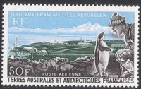 Почтовая марка Французские территории в Антарктике. Михель № 40